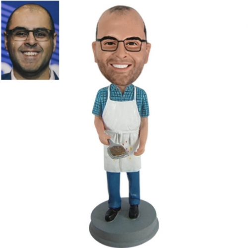 Chef Bobblehead Custom with apron