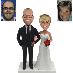 African American Wedding Bobbleheads