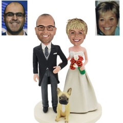 Custom cake toppers with dog