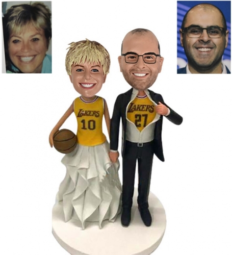 Custom Wedding Cake Topper Basketball