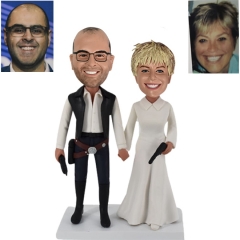 Wedding Bobbleheads Star Wars Theme