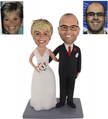 Customised wedding cake toppers