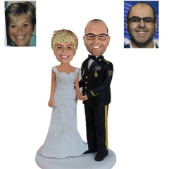 Custom Air Force Wedding Cake Toppers