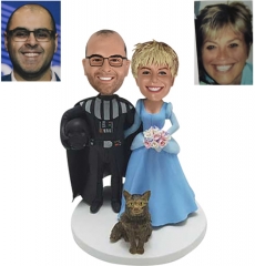 Custom wedding cake toppers from photos