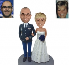 Custom Army Wedding Bobbleheads