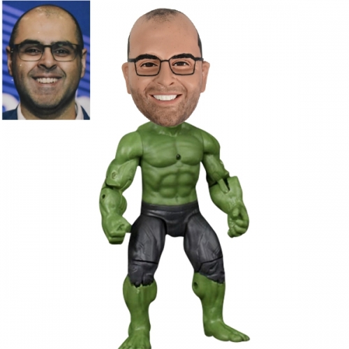 Hulk Bobblehead action figure looks like you