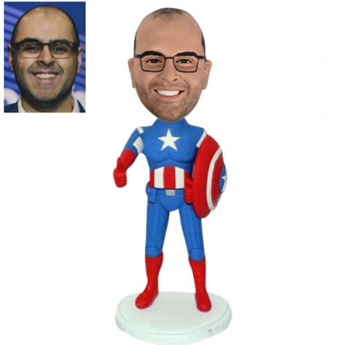 Captain America Custom Bobblehead