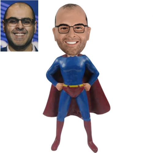 Custom Superman Bobblehead(with custom logo on chest)