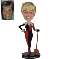 Personalized Bobblehead Harley Quinn