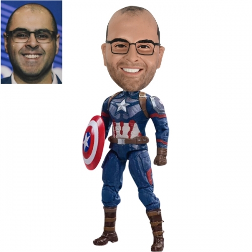 Captain America action figure Bobblehead