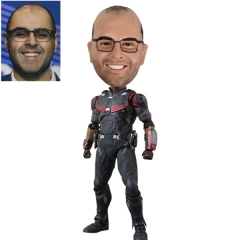 Falcon Bobblehead action figure with real face