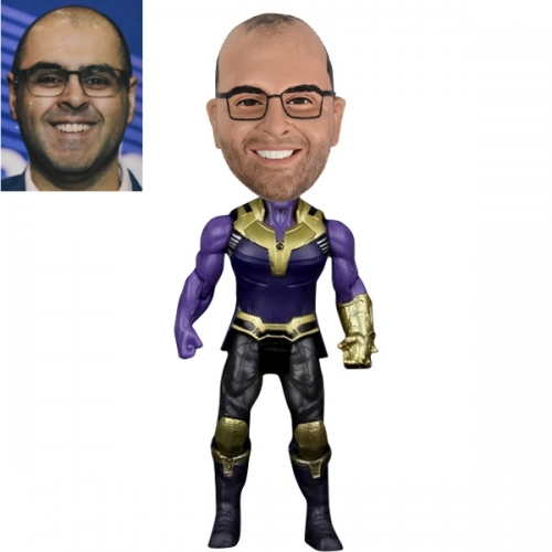 Thanos Bobblehead action figure looks like you