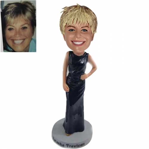 Maid of honor proposal bobble head