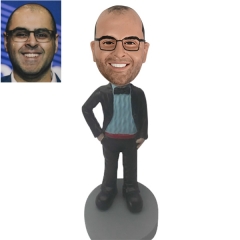 Personalized groomsmen bobblehead