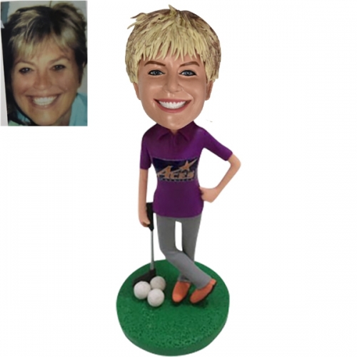 Custom Bobblehead Golfer