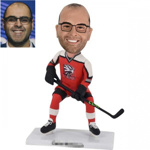 Hockey Bobble head Personalized for Lakeland Predators Mini Mite