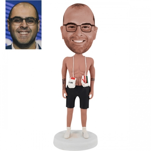 Custom bobbleheads boxer for Boxing Champion