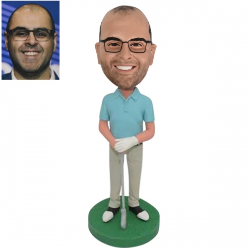 Personalized Bobblehead Golfer