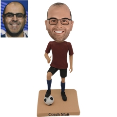 Custom Bobblehead Soccer Player