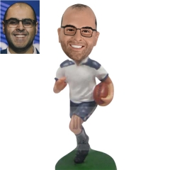 Personalized Rugby Bobblehead