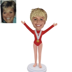 Custom Bobblehead with Gold Medal