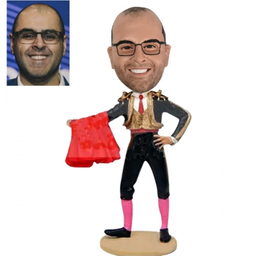 Personalized matador Bobblehead