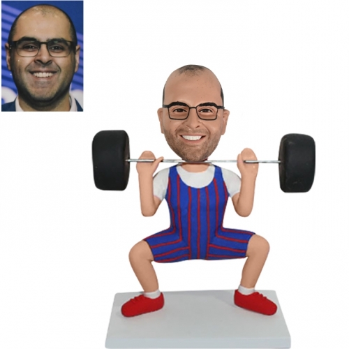 Bobbleheads Weightlifting Customized