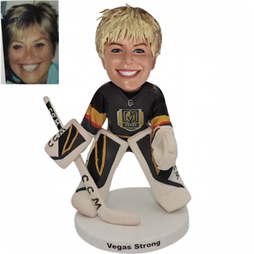 Custom Bobbleheads Las Vegas Knights Goalie