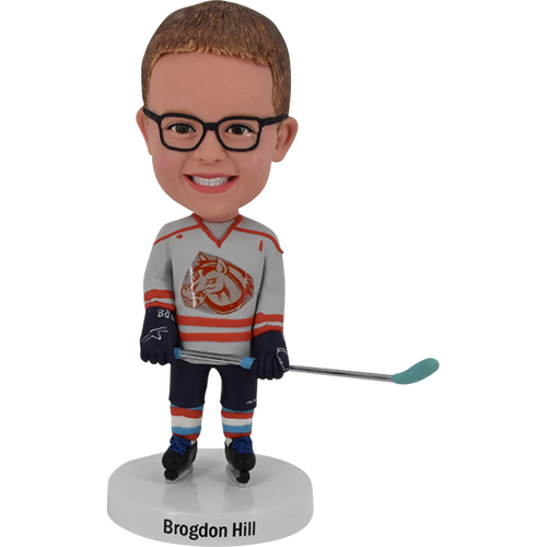 Personalized hockey bobbleheads