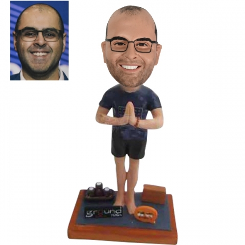 Personalized Bobblehead doll Yoga