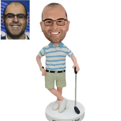 Custom bobblehead Golfer