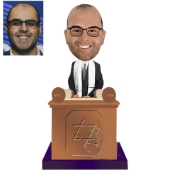 Bar Mitzvah bobbleheads Custom At Pulpit