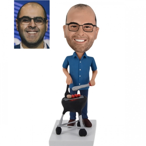 Custom Barbecue bobbleheads