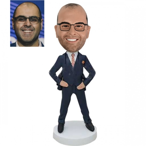 Cool bobblehead gift for Boss