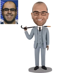 Custom bobblehead Detective