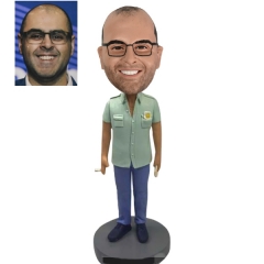 Bobblehead Doll Custom with Cigar