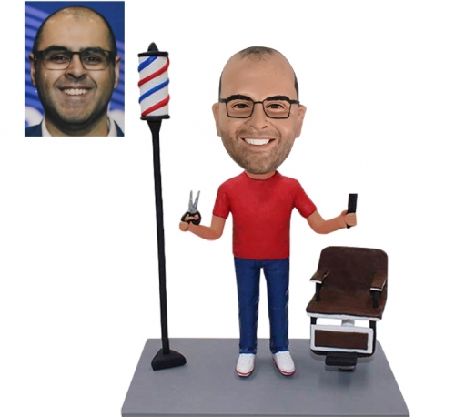 Bobble Head for Hairdresser barber