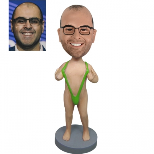 Custom Mankini bobblehead funny