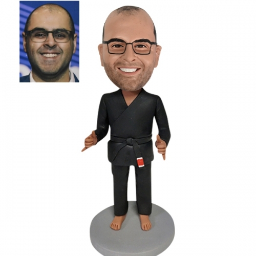 Custom Bobble head male Jiu Jitsu