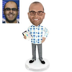 Custom bobblehead for best employee