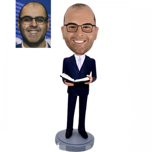 Custom pastor bobblehead