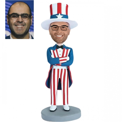 Custom Bobblehead doll Uncle Sam