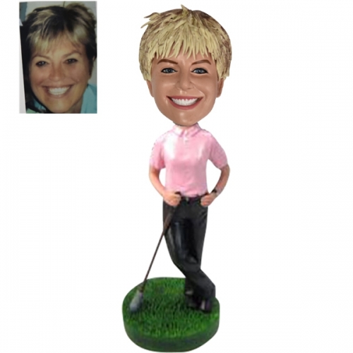 Custom Bobblehead Golf Girl