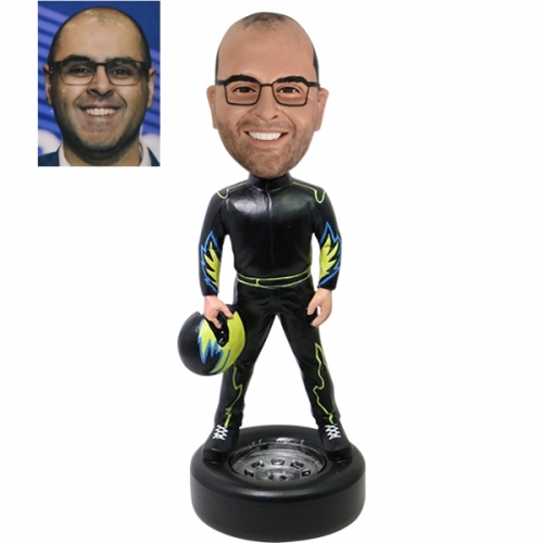 Custom Racing Bobblehead racer doll