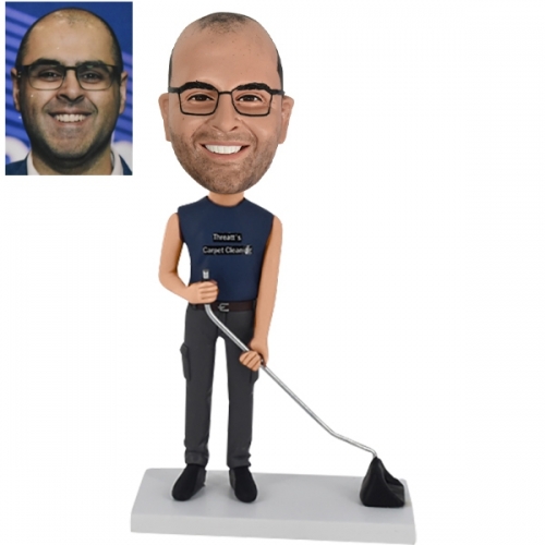 Custom bobblehead with vacuum