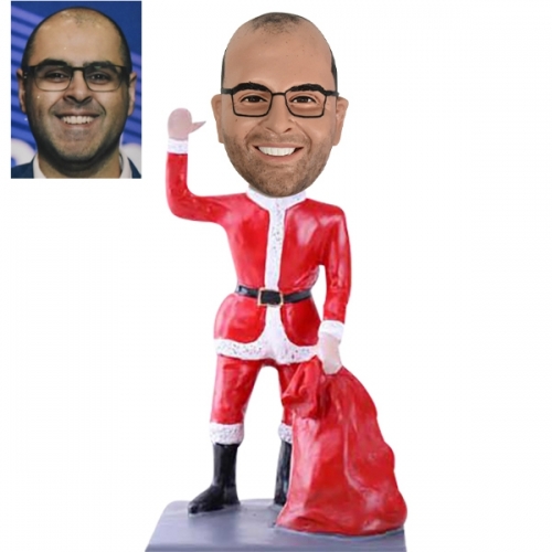 Custom Made Bobblehead dolls Santa