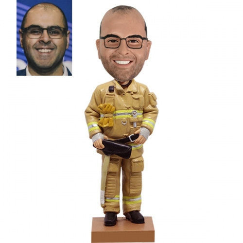 Custom Firefighter Bobbleheads Fireman