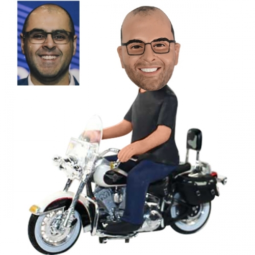 Bobbleheads for Dad with Harley Davidson