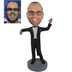 Music conductor bobbleheads choir director