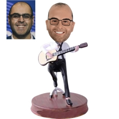 Man Playing Guitar On Chair cool bobbleheads